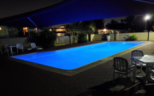 Swimming Pool By Night